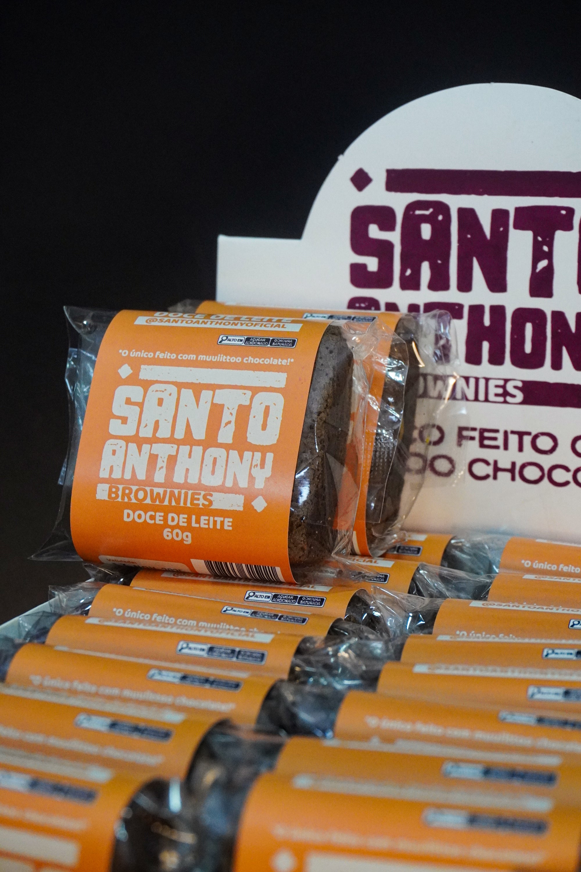 Caixa Brownie Doce de Leite 16 unidades