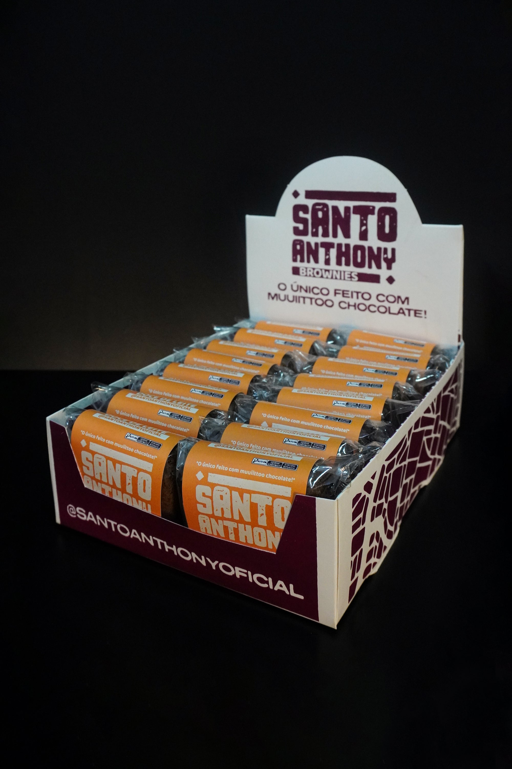 Caixa Brownie Doce de Leite 16 unidades