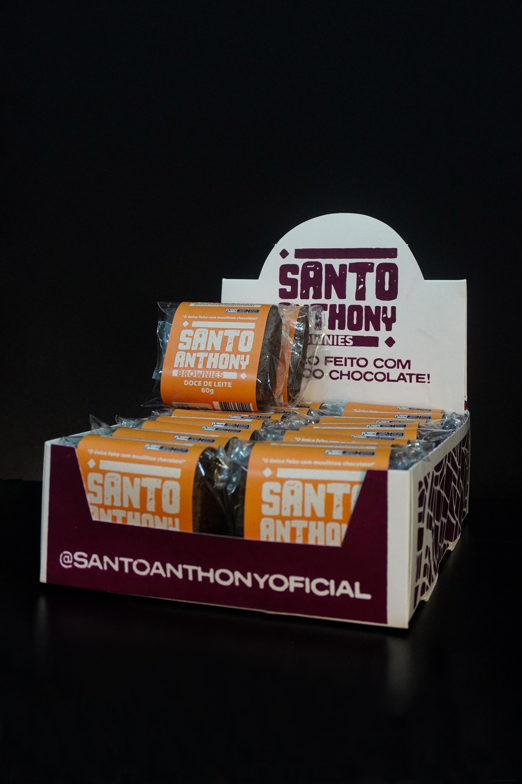 Caixa Brownie Doce de Leite 16 unidades